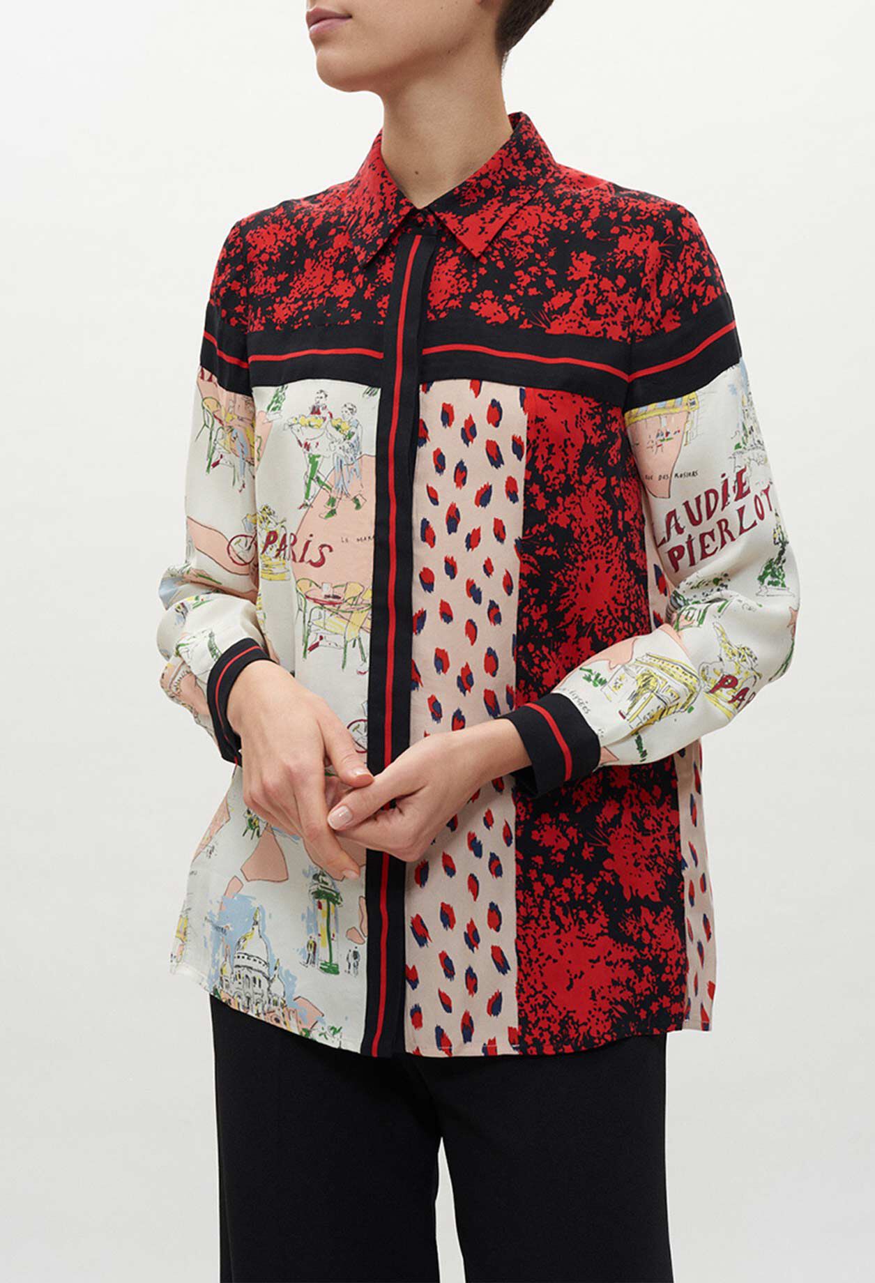 Camisa patchwork