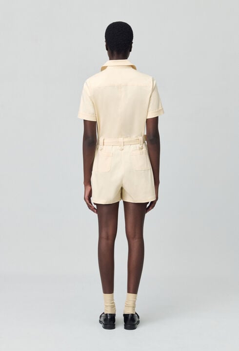Mono corto estilo camisa