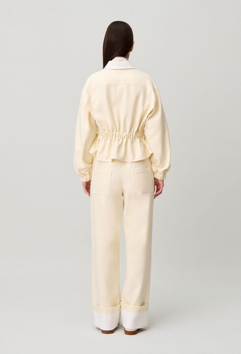 Cazadora algod&oacute;n cuello camisero