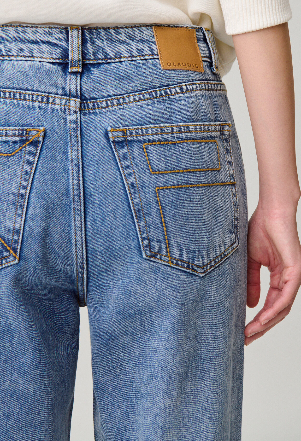 Vaquero de denim lavado