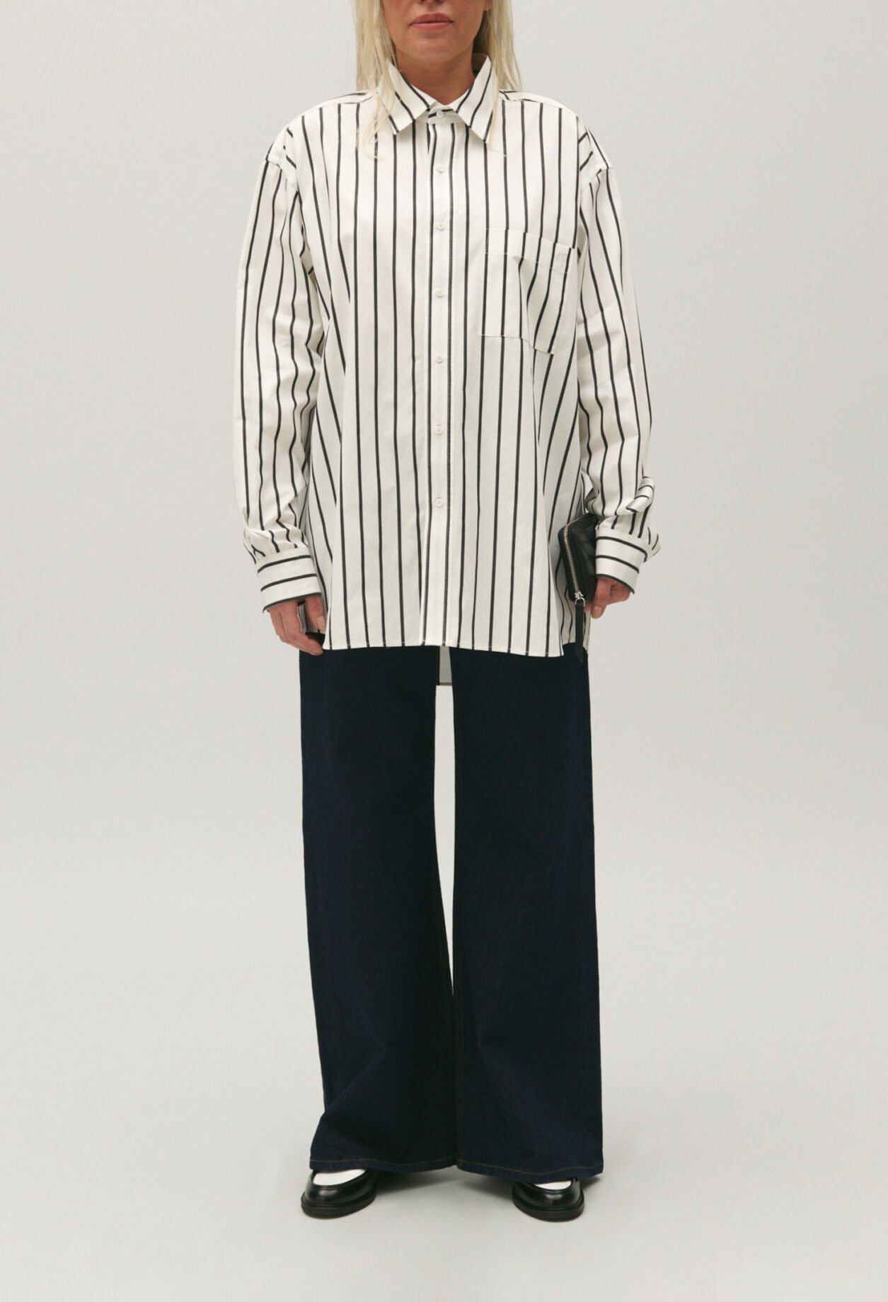 Camisa a rayas oversize