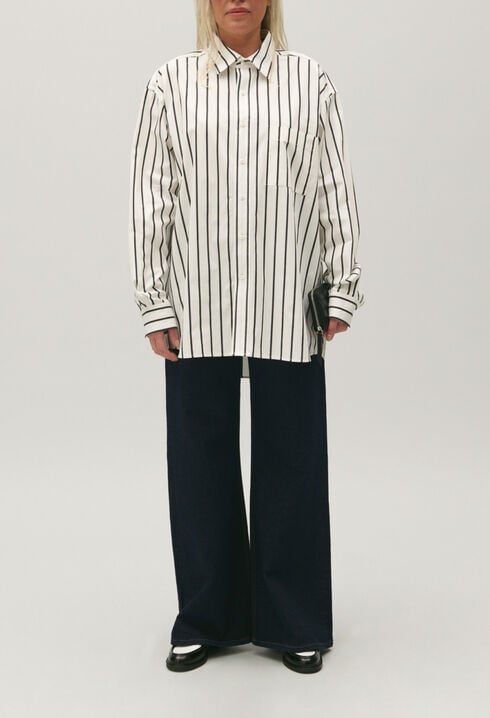 Camisa a rayas oversize