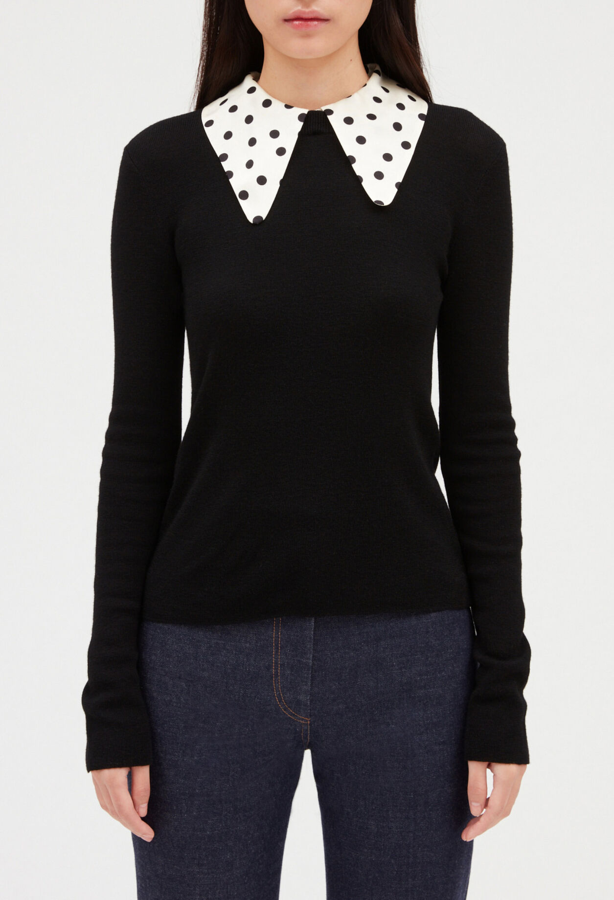 Jersey dos tonos collares desmontables