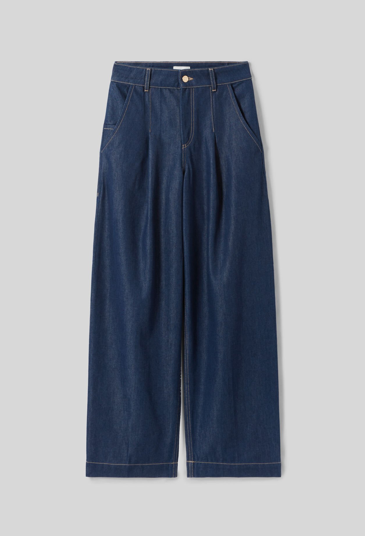 Vaquero de denim índigo recto