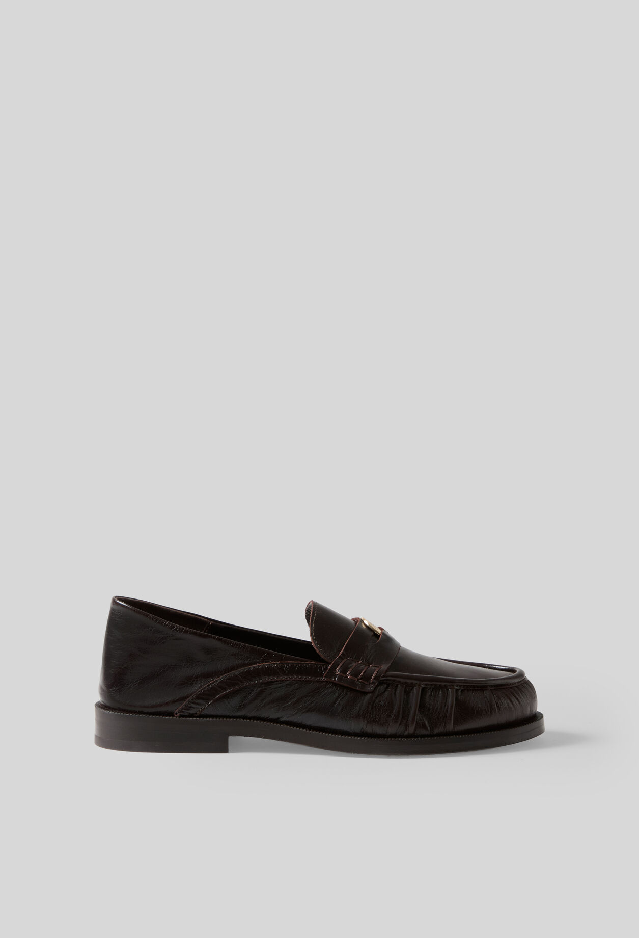 Mocasines de piel charol