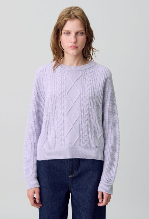 Jersey de punto jacquard oversized