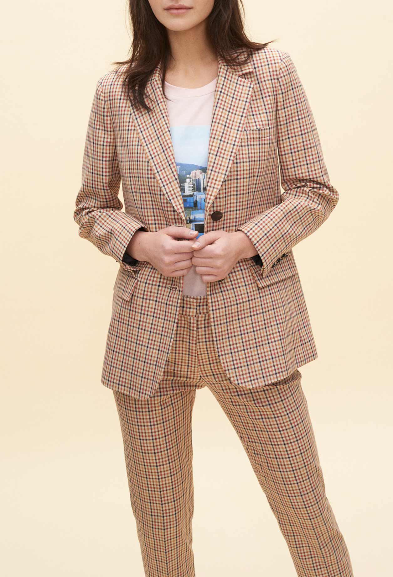 Chaqueta de cuadros Príncipe de Gales