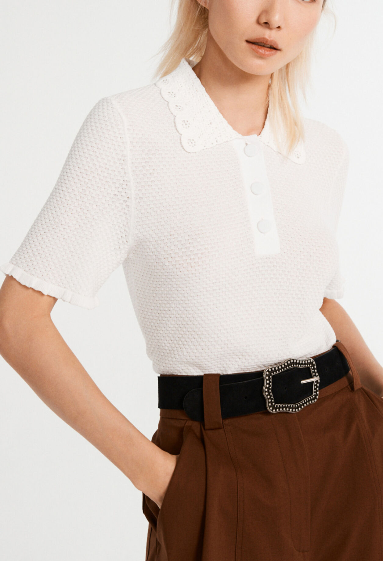 Polo de ganchillo
