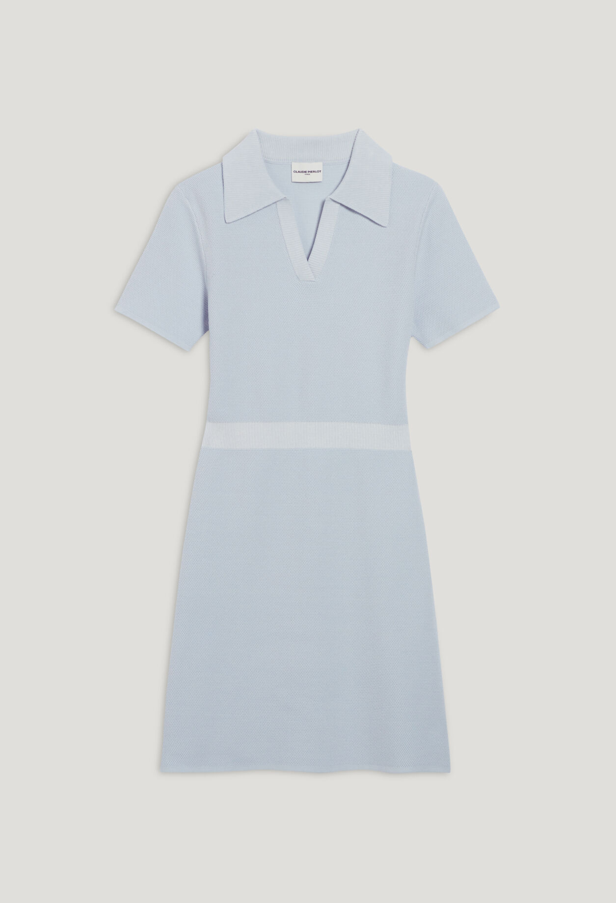 Vestido corto de punto