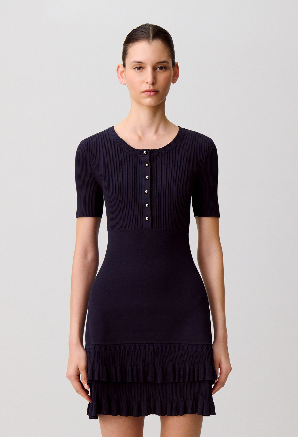 Vestido de punto ajustado