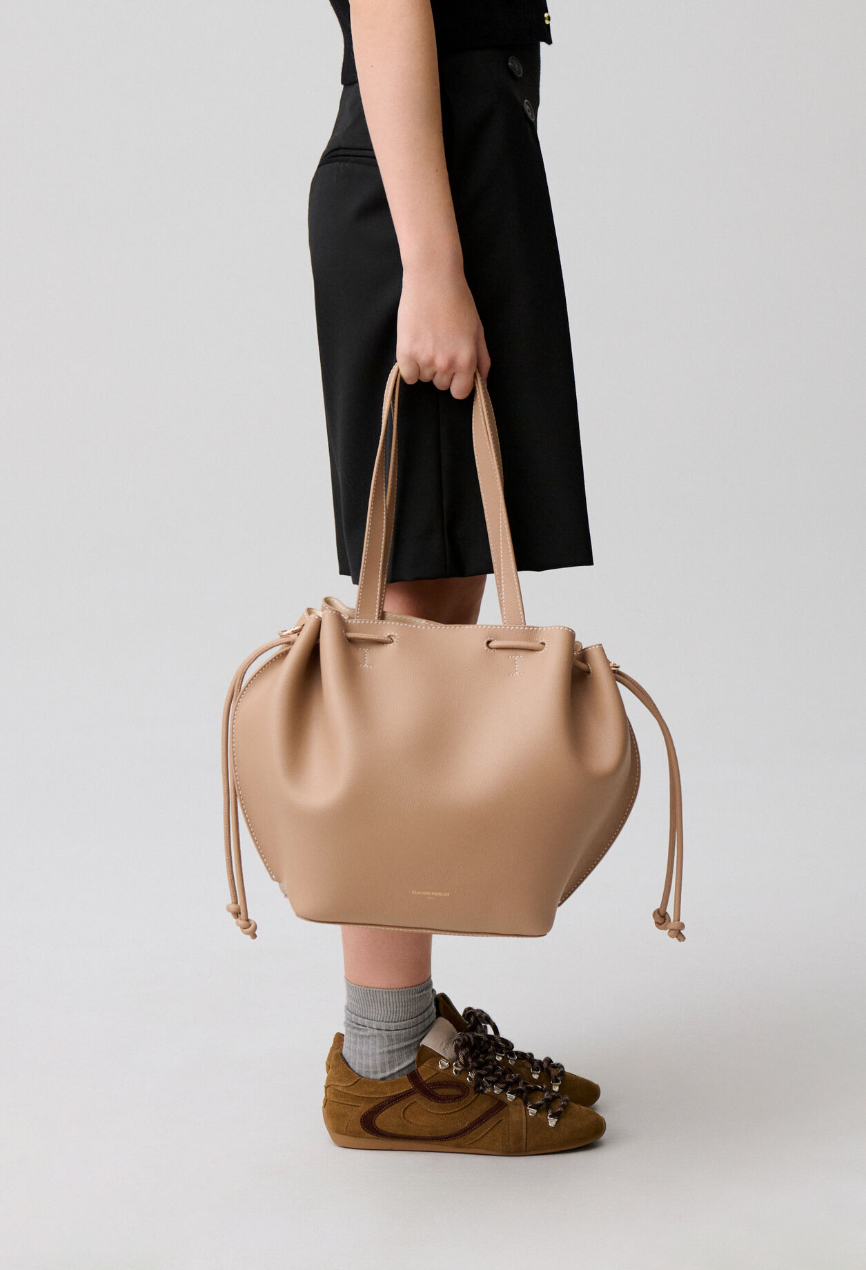 Bolso Alban de cuero granulado