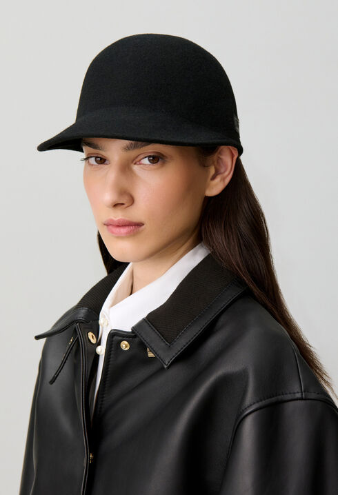 Gorra de fieltro de lana