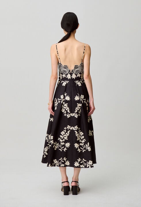 Robe longue d&eacute;collet&eacute;e