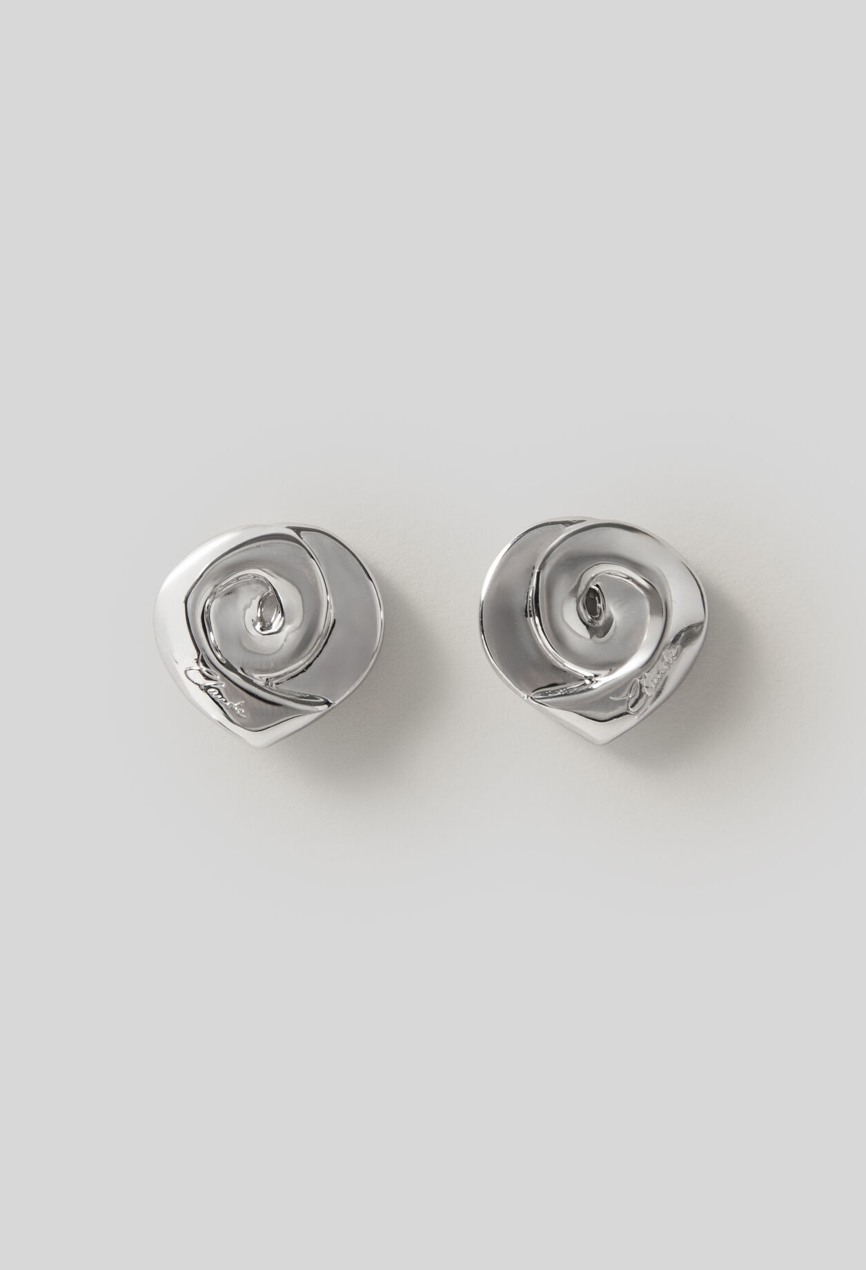 Pendientes plateados Claudie