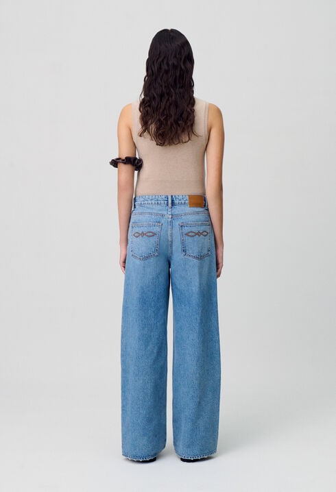 Vaqueros denim rectos