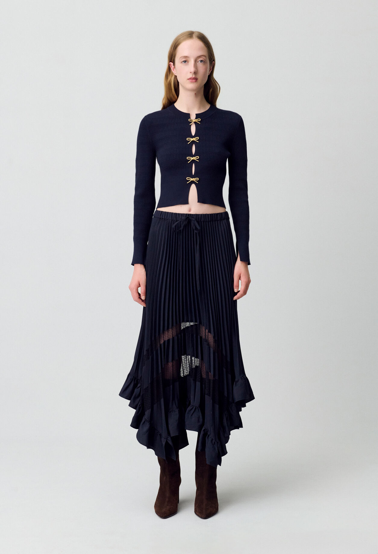 Falda midi