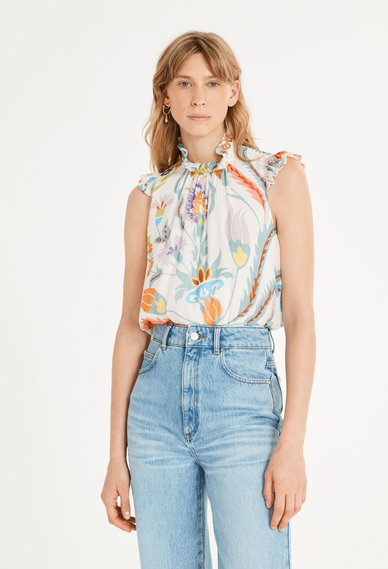 Top estampado