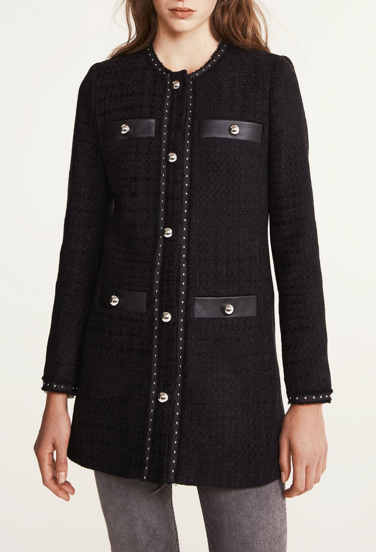 Abrigo de tweed