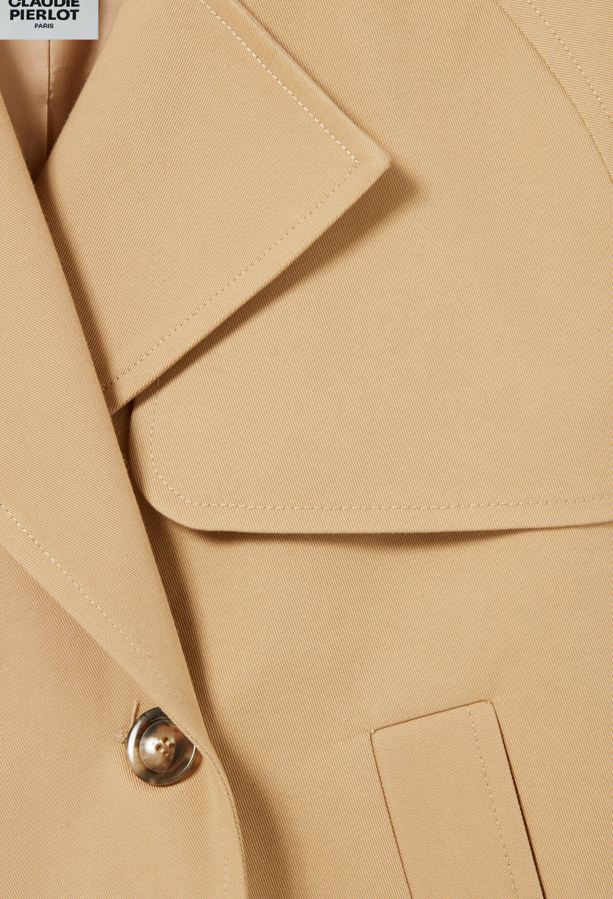 Chaqueta trench corta