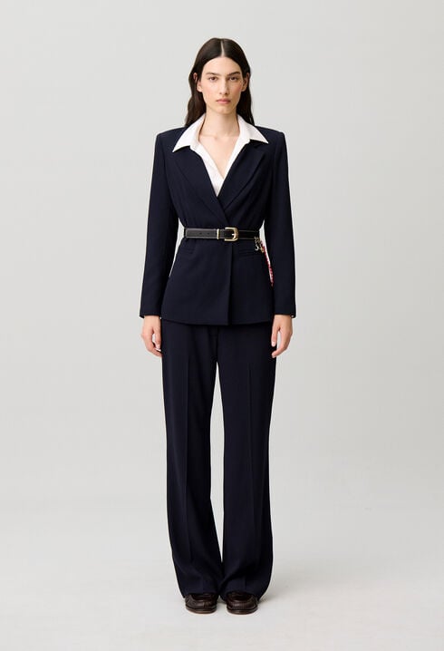 Chaqueta de sastre cruzada
