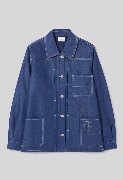 Chaqueta vaquera recta