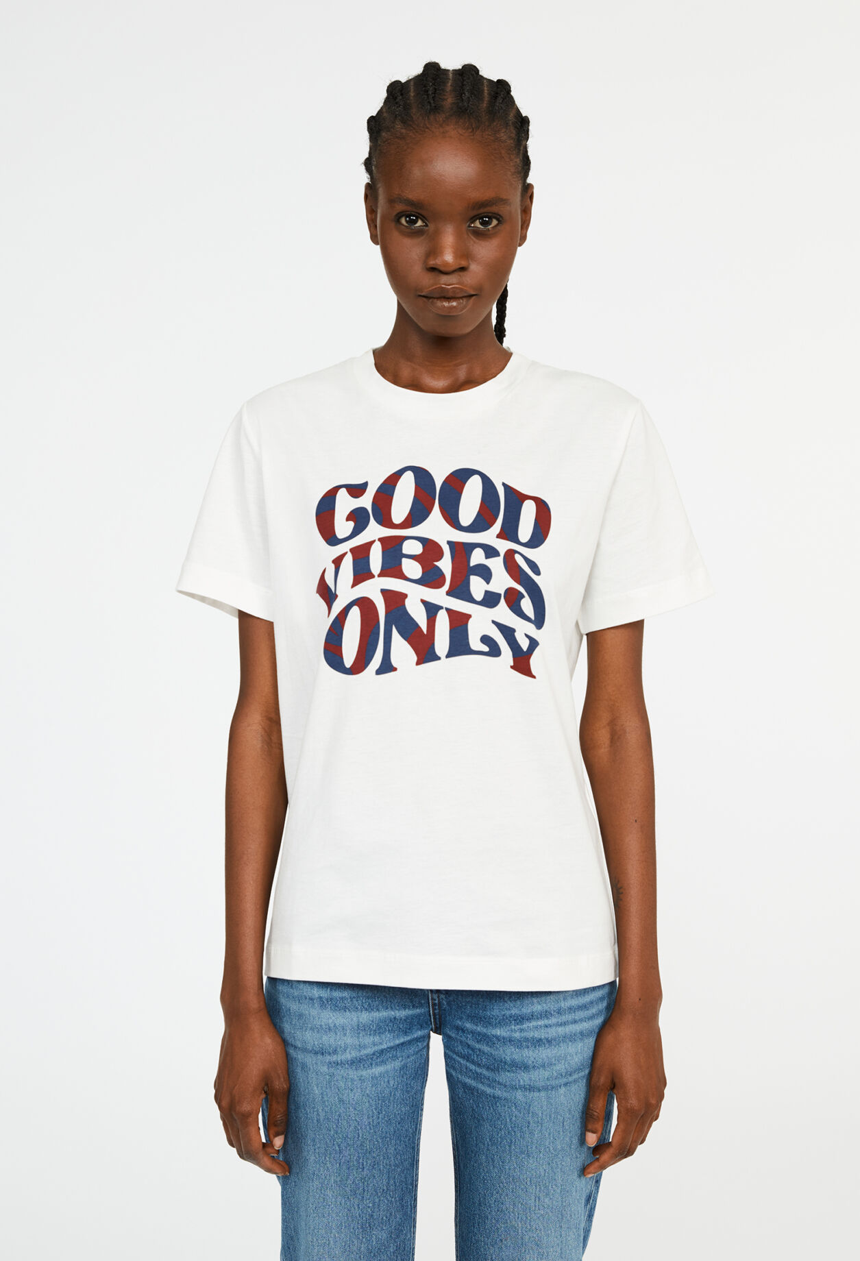 Camiseta serigrafiada de algodón