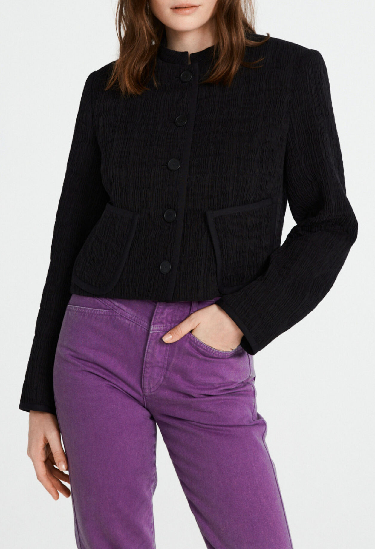 Chaqueta corta de algodón orgánico