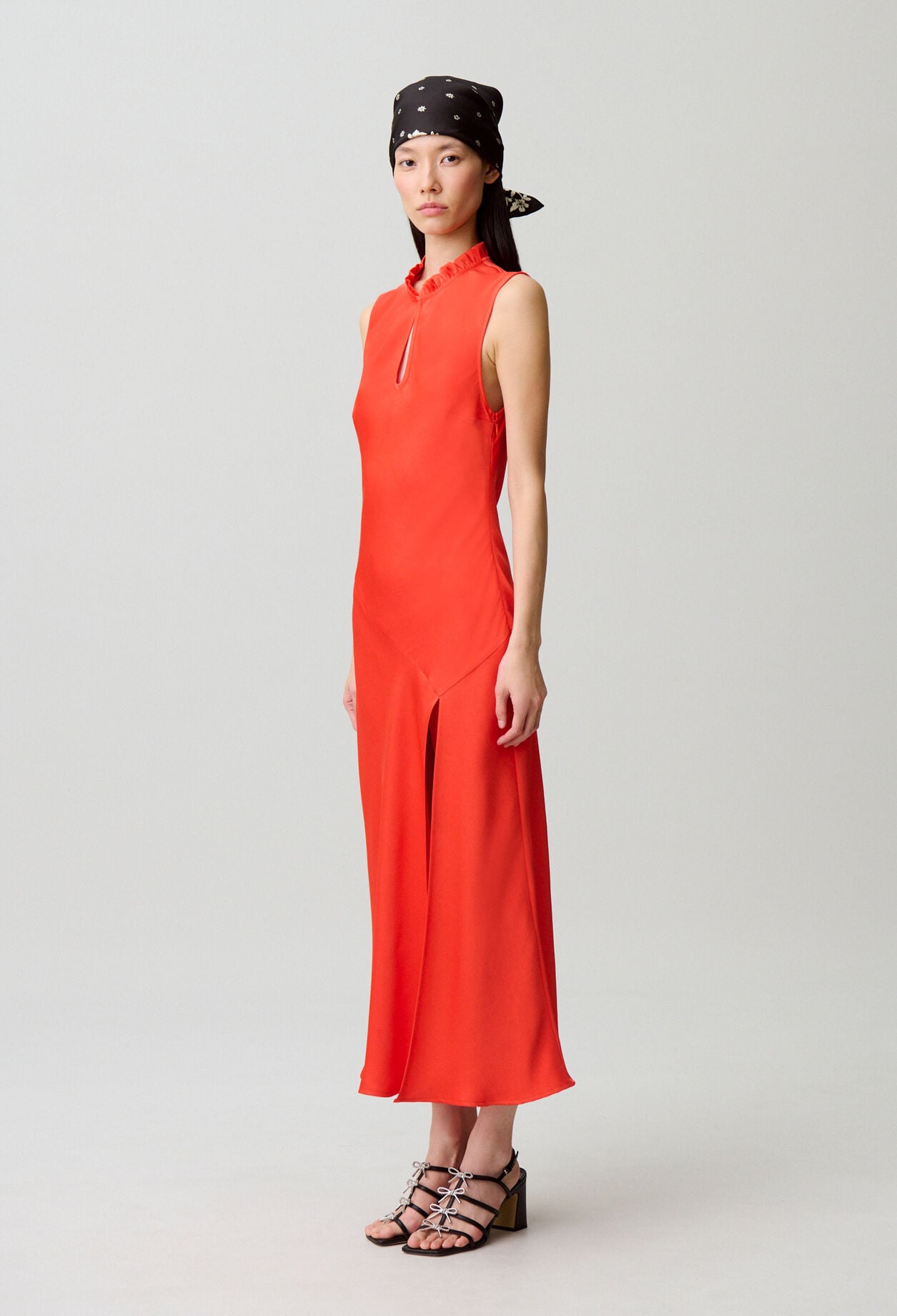 Vestido midi fluido