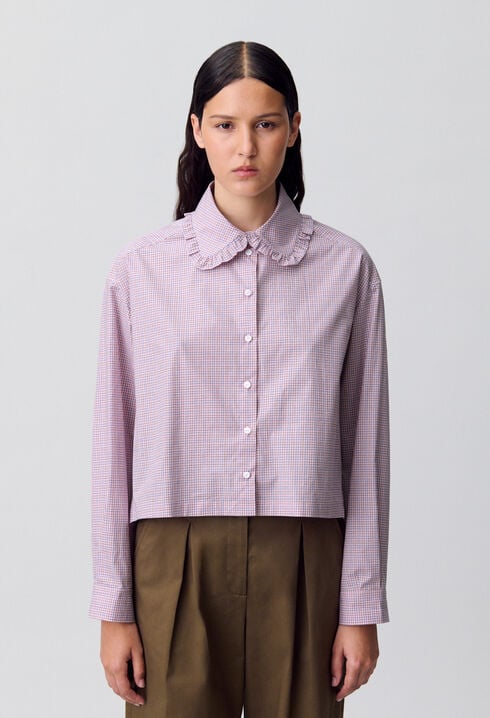 Camisa de popelina a cuadros