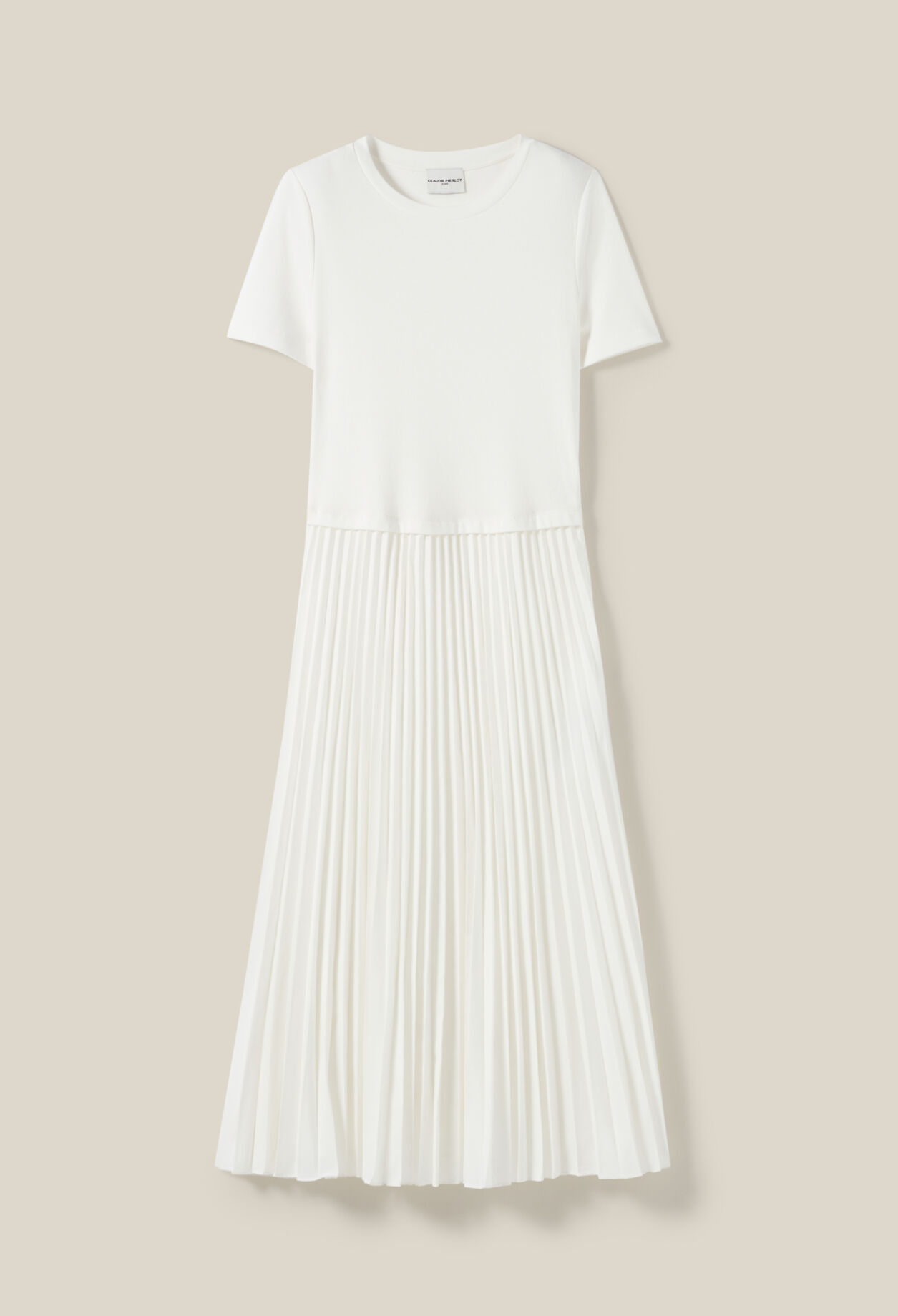 Vestido Twist de dos materiales