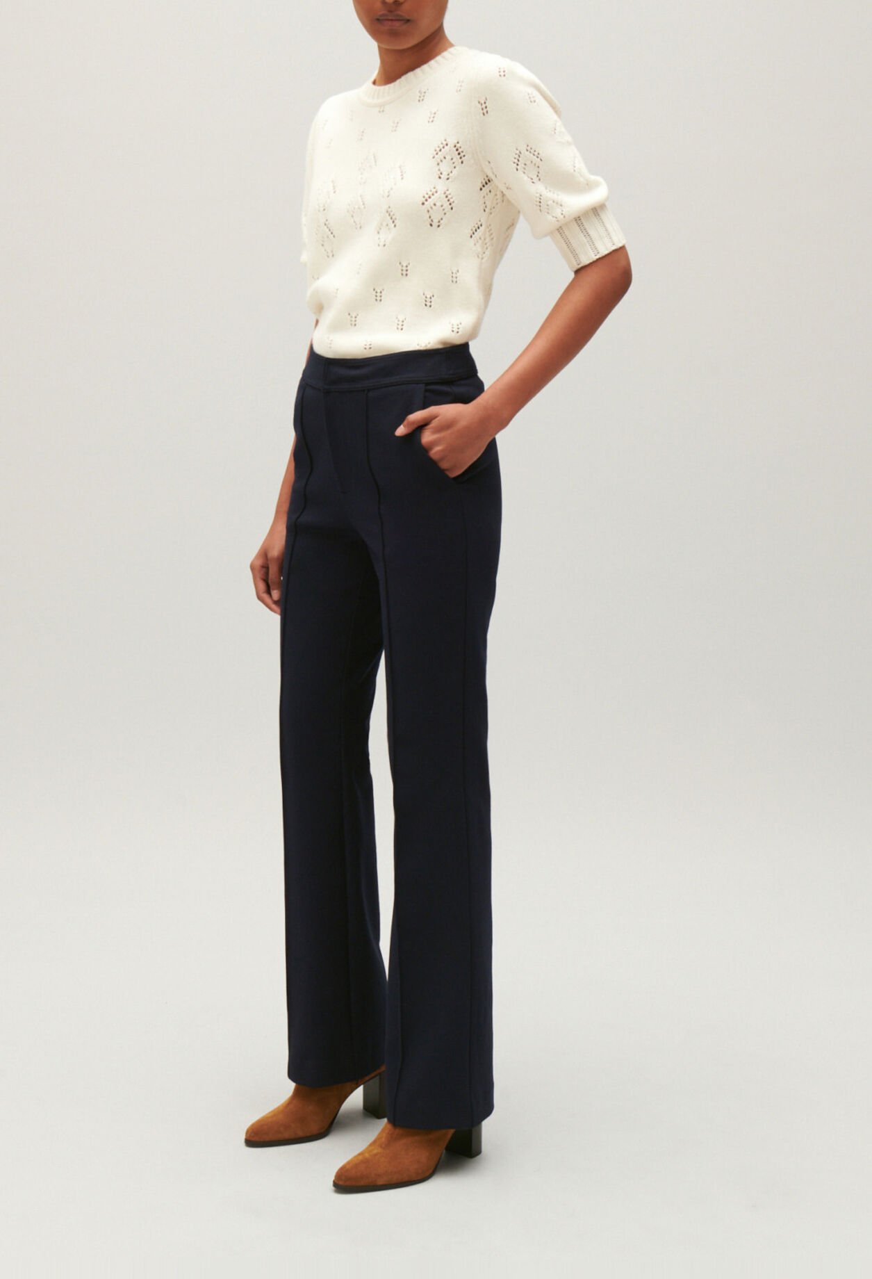 Pantalón de traje azul marino