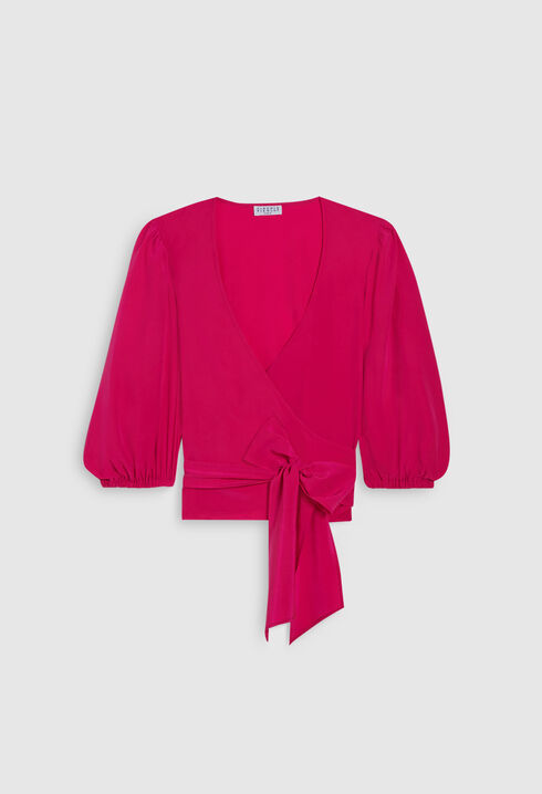 Blusa fucsia