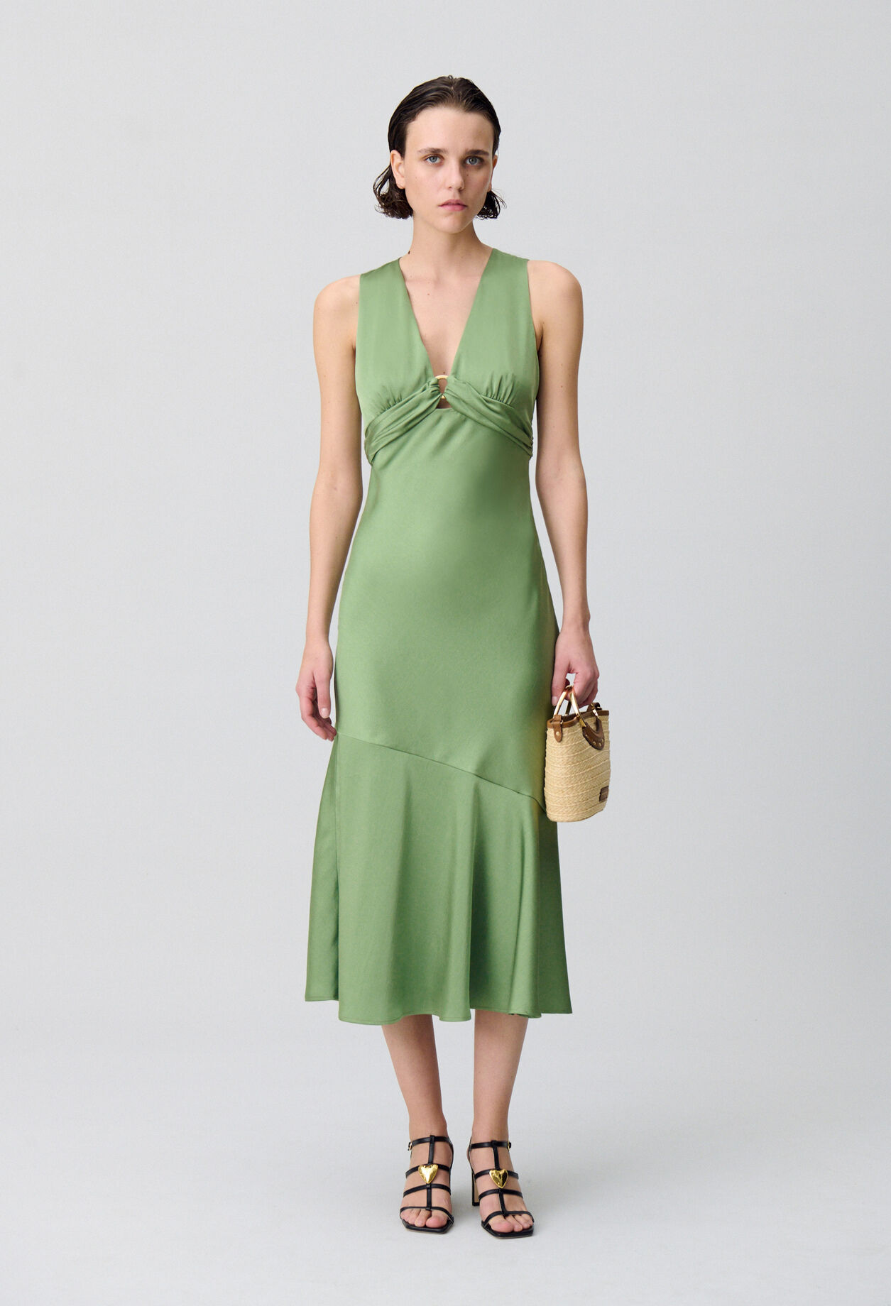 Vestido largo fluido