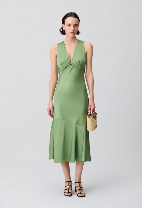 Vestido largo fluido