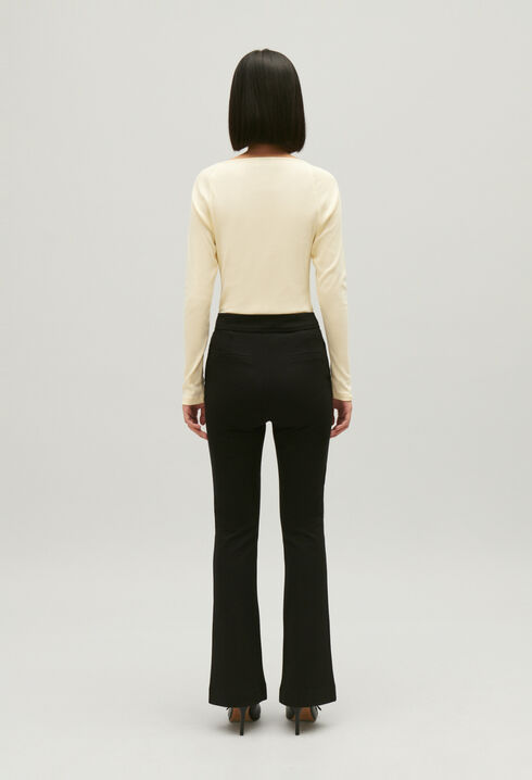 Pantal&oacute;n de traje negro
