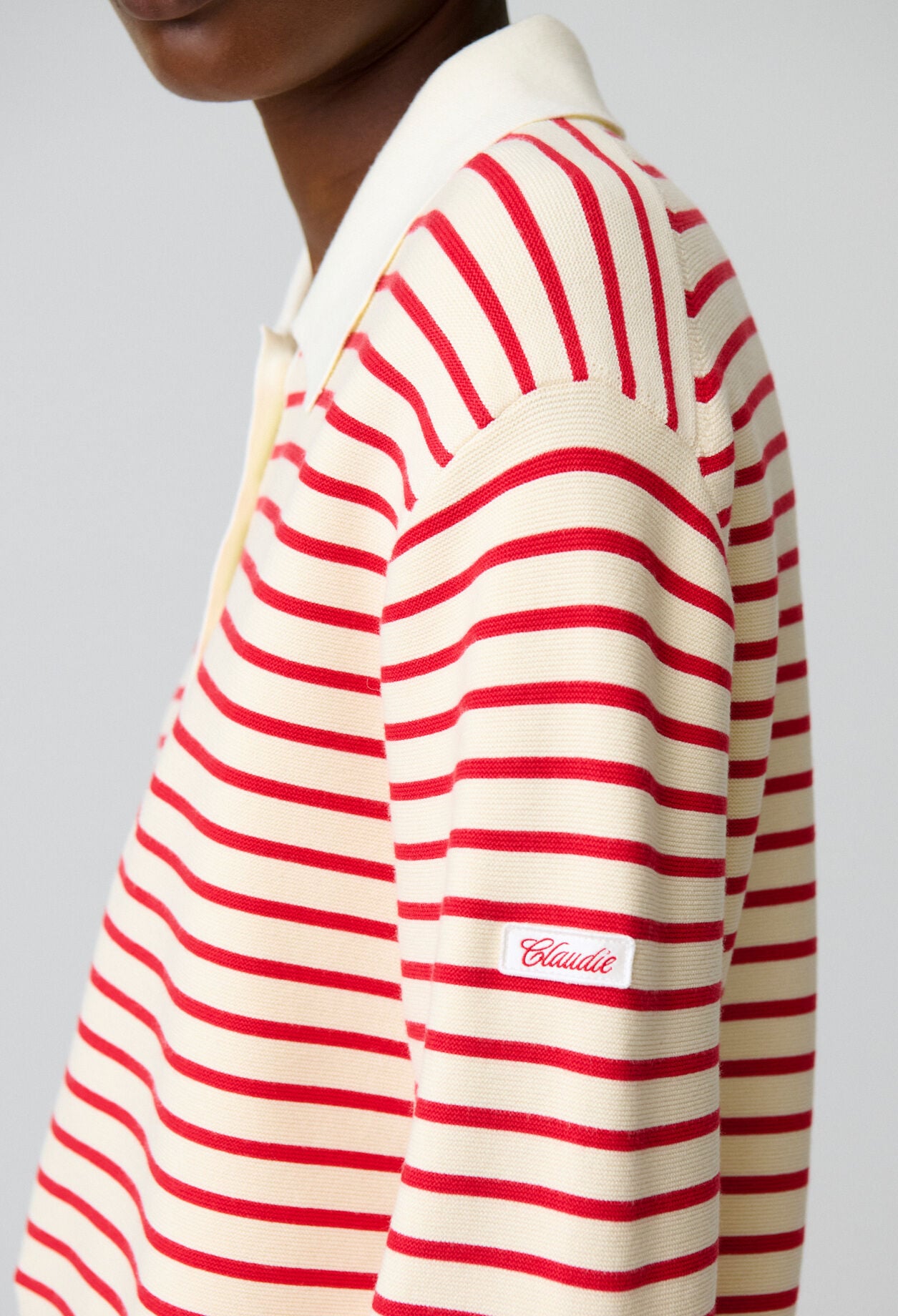 Jersey a rayas cuello polo