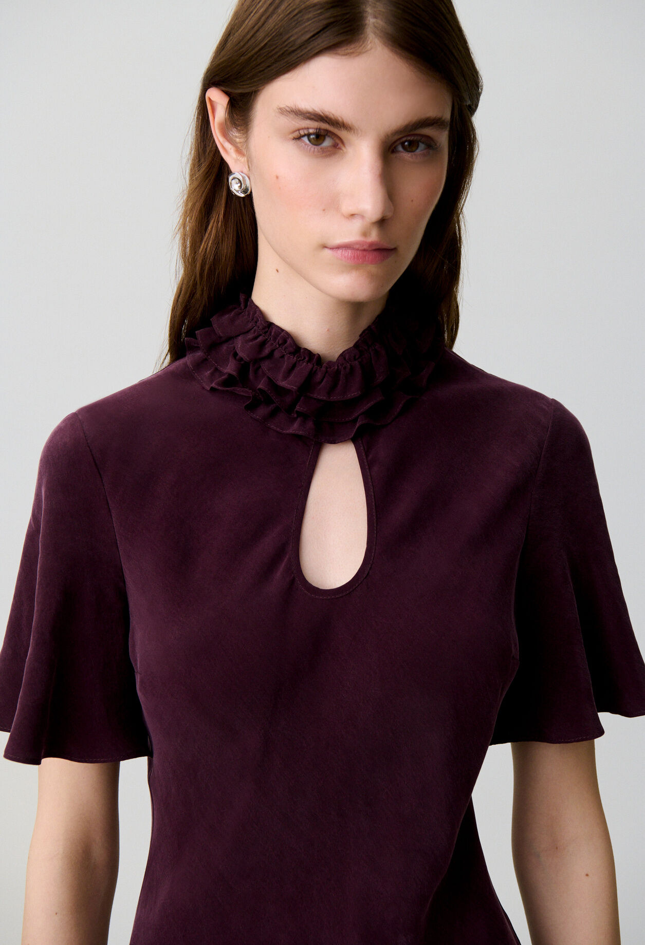 Vestido midi fluido