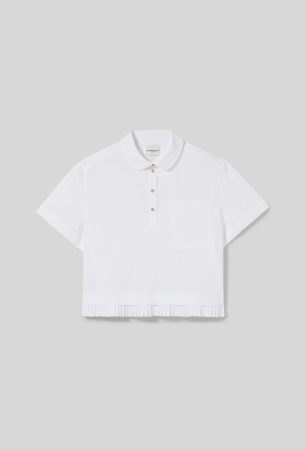 Top con cuello Peter Pan