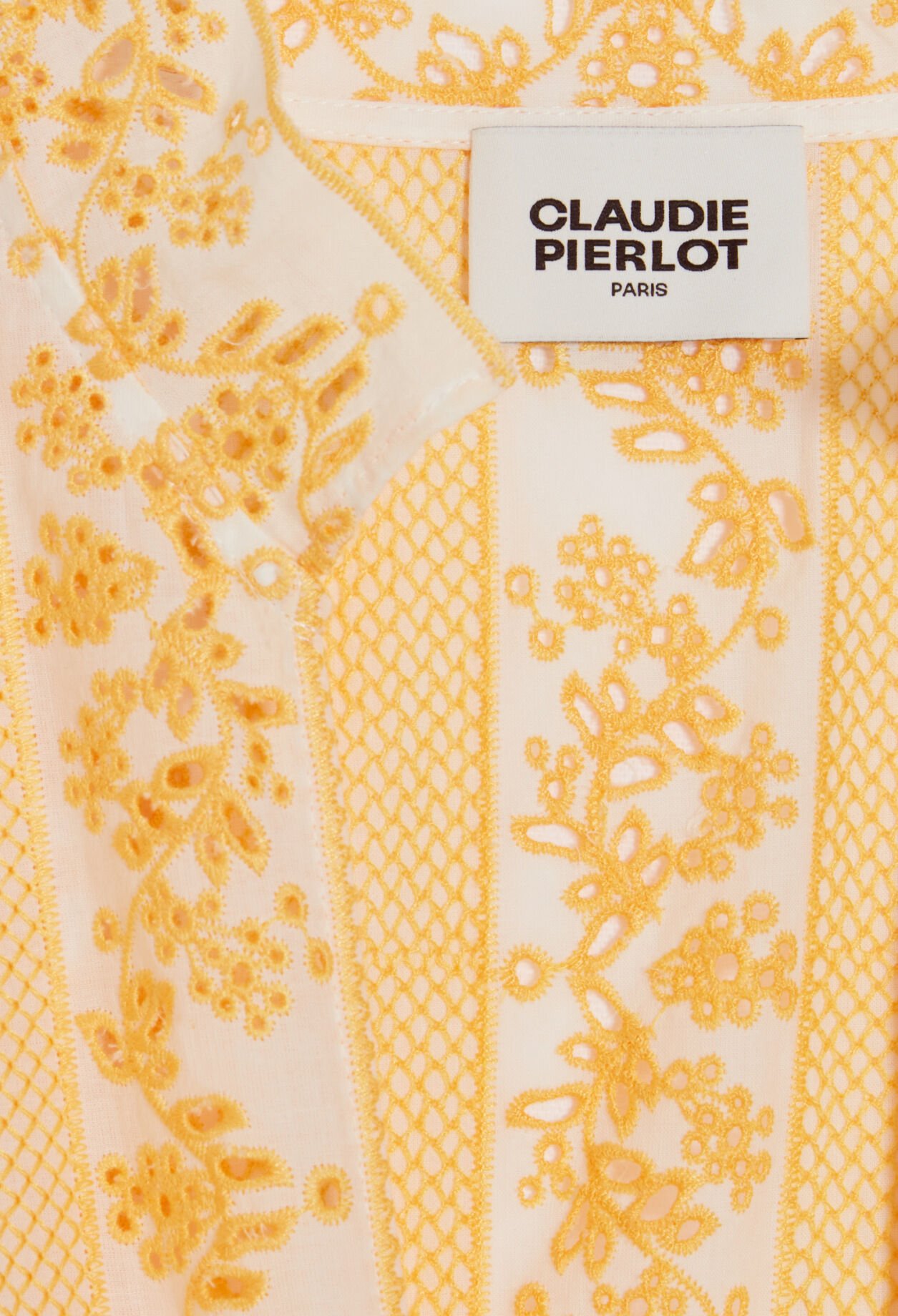 Top cruzado con bordados mimosa