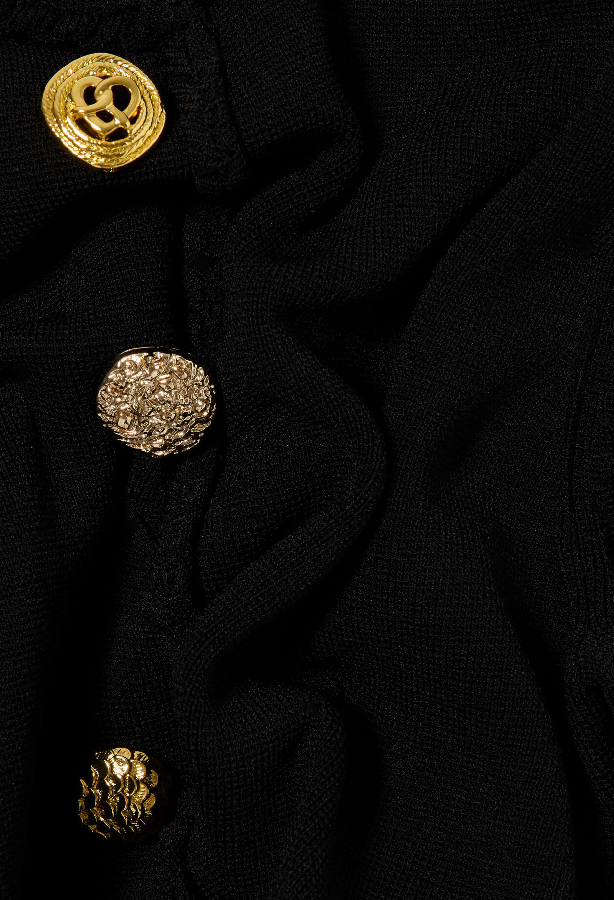 Top de punto cuello redondo
