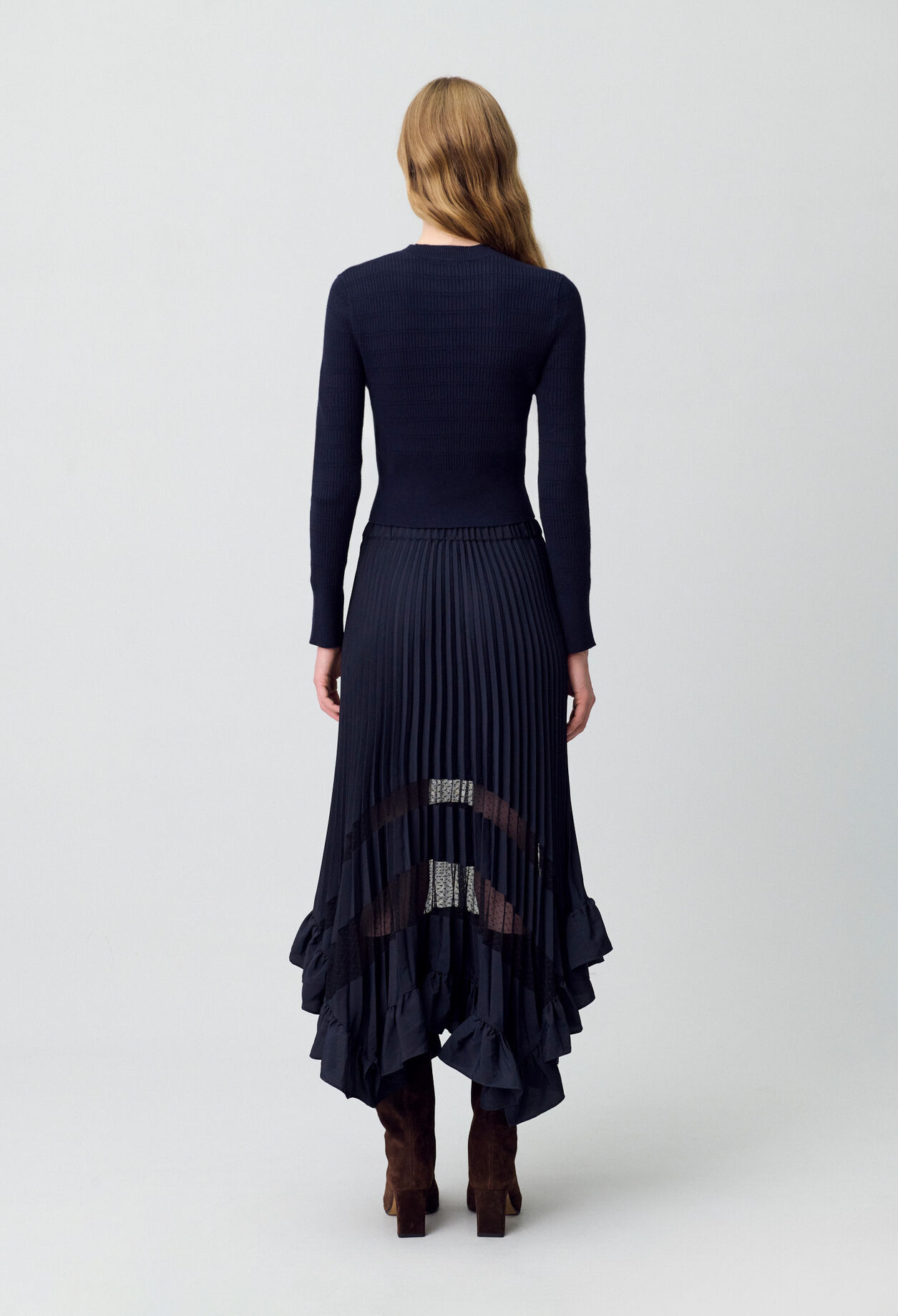 Falda midi