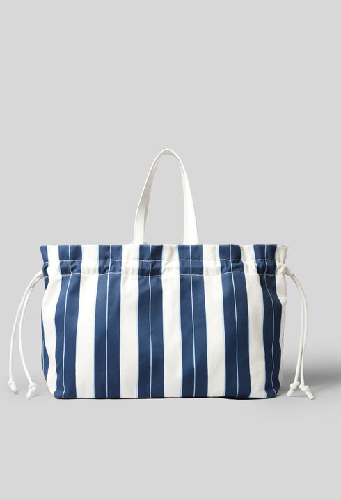 Gran bolso shopper a rayas
