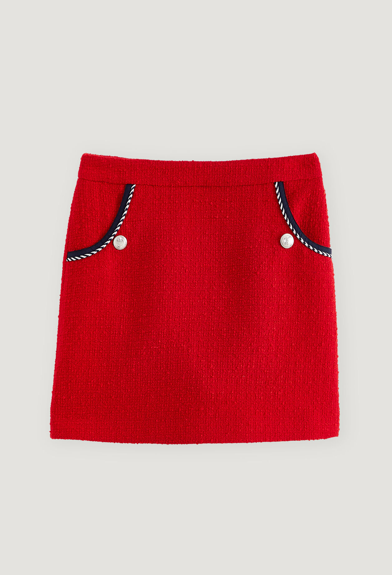 Minifalda de tweed