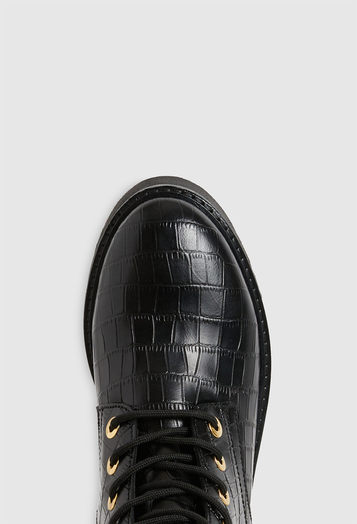 Botas altas con cordones