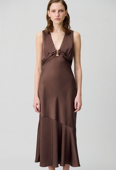 Vestido largo fluido