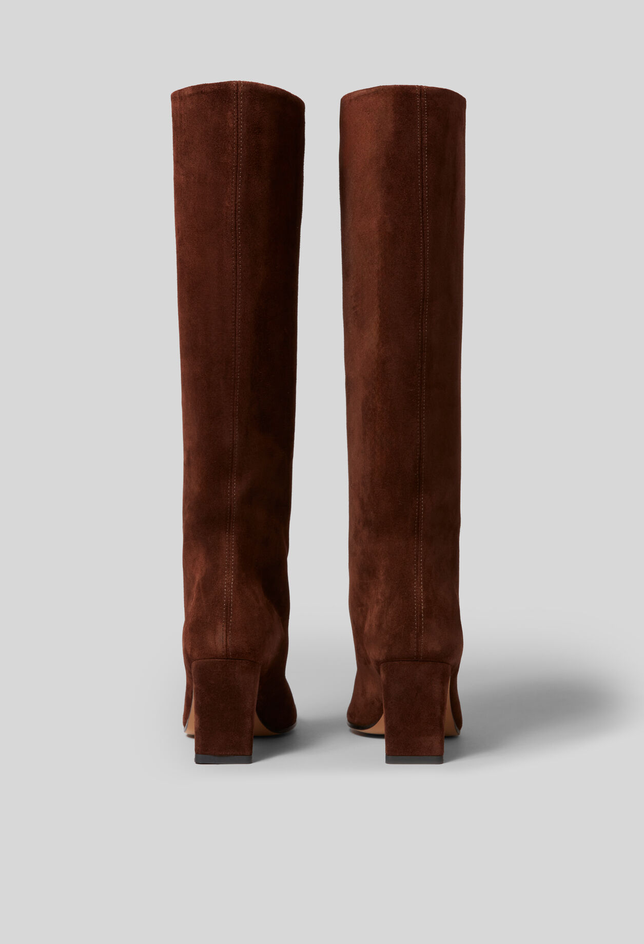 Botas de tacón de ante