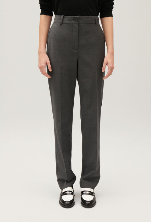 Pantalón sastre gris chiné
