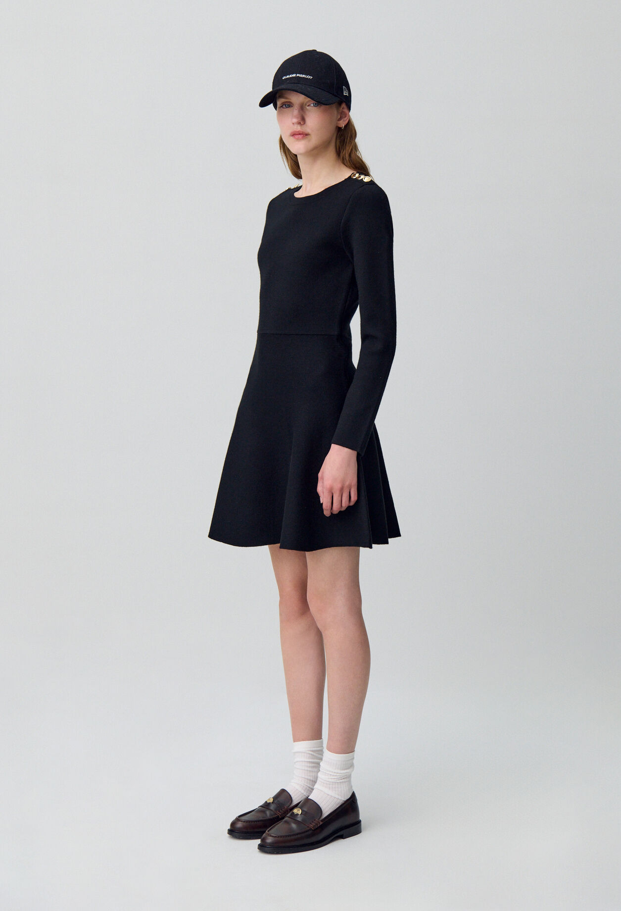 Vestido de punto estilo skater