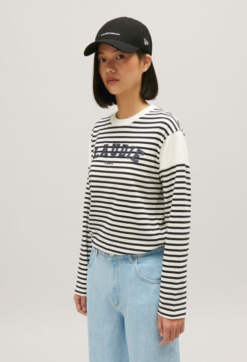 Camiseta Claudie bicolor 