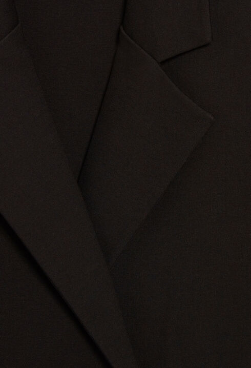 Chaqueta de traje oversize negra